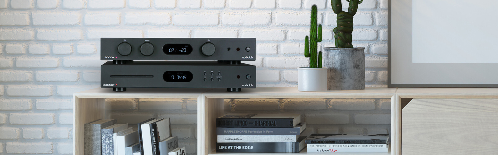 shelf stereo components for consumer electronics